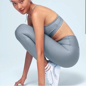 ALO YOGA AIRLIFT LEGGINGS STEEL BLUE